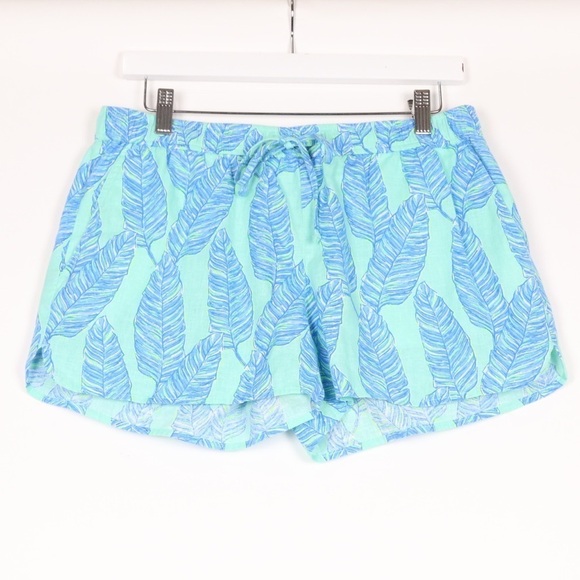 Vineyard Vines Pants - Vineyard Vines Linen Palm Leaf Shorts